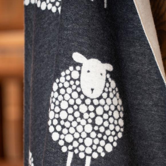 David Fussenegger Sheep Silvretta Blanket Throw