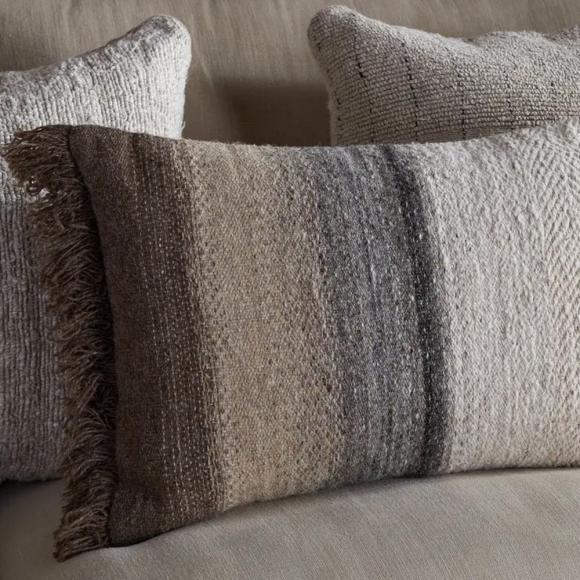 Nkuku Icai Ombre Cushion Cover - Mocha