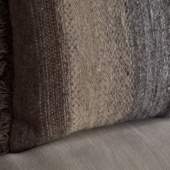Nkuku Icai Ombre Cushion Cover - Mocha