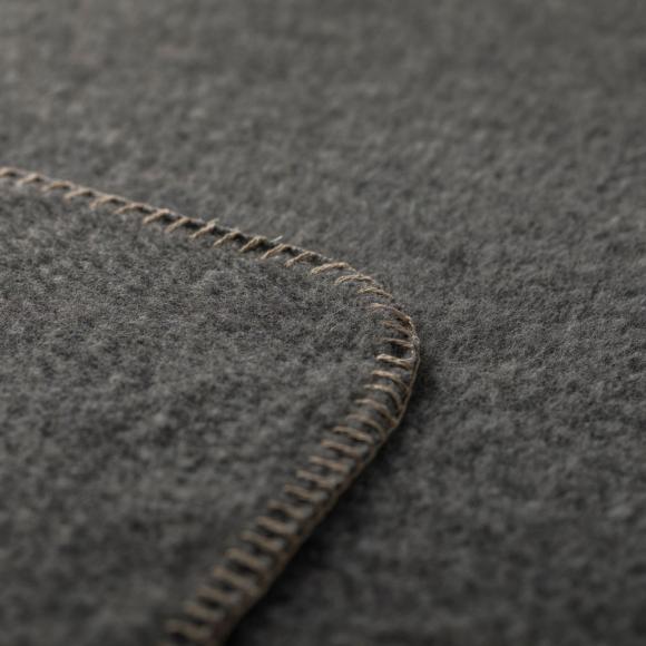 David Fussenegger Merano Solid Wool Blend Blanket Throw