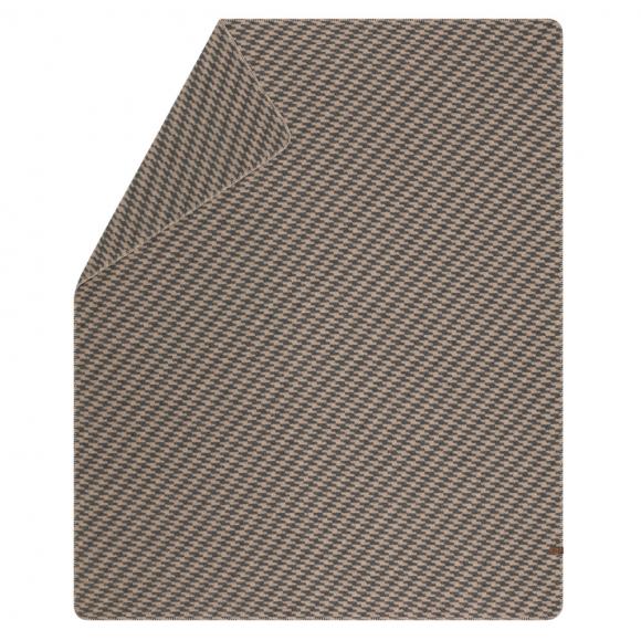 David Fussenegger Merano Houndstooth Wool Blend Blanket Throw
