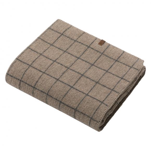 David Fussenegger Merano Checkered Wool Blend Blanket Throw