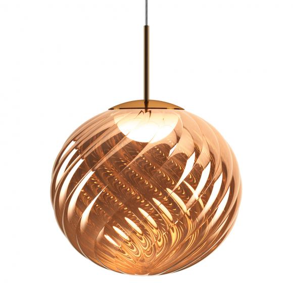 Tom Dixon Whirl LED Large Pendant Copper 