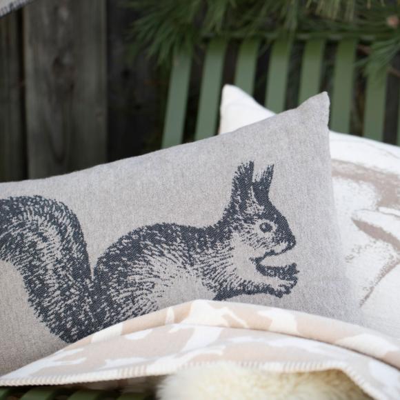 David Fussenegger Squirrel Nova Cushion Cover Charcoal