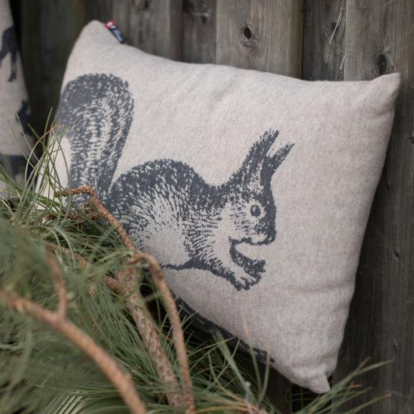 David Fussenegger Squirrel Nova Cushion Cover Charcoal