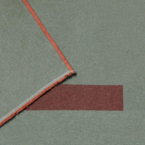 David Fussenegger Squares Luca Blanket Throw Charcoal