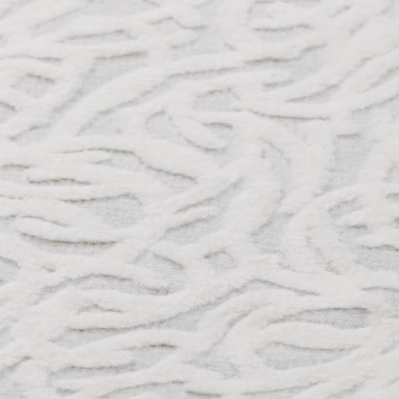David Fussenegger Carla Floral Fine Lines Blanket Throw Grey