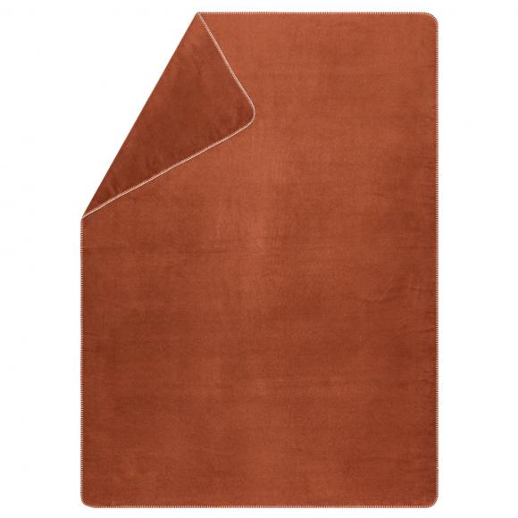 David Fussenegger Savona Velour Blanket Throw Copper