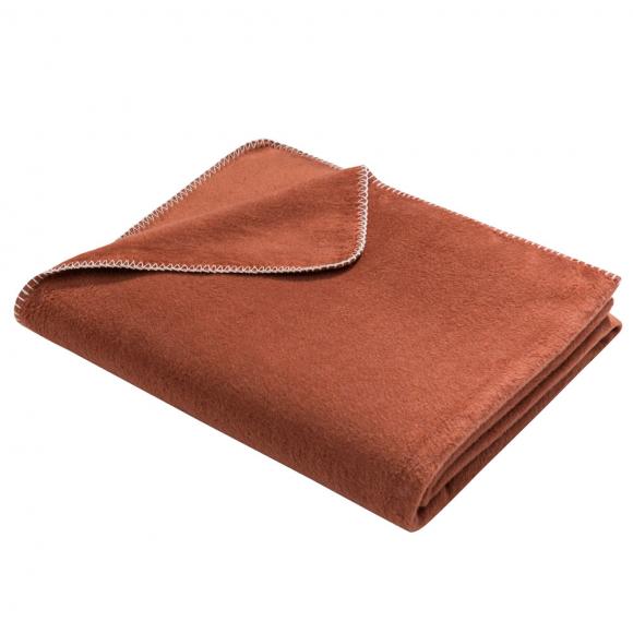 David Fussenegger Savona Velour Blanket Throw Copper