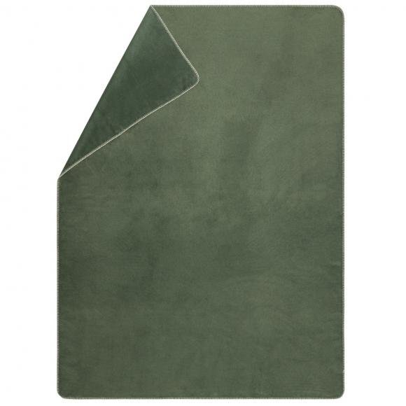 David Fussenegger Savona Velour Blanket Throw Ivy