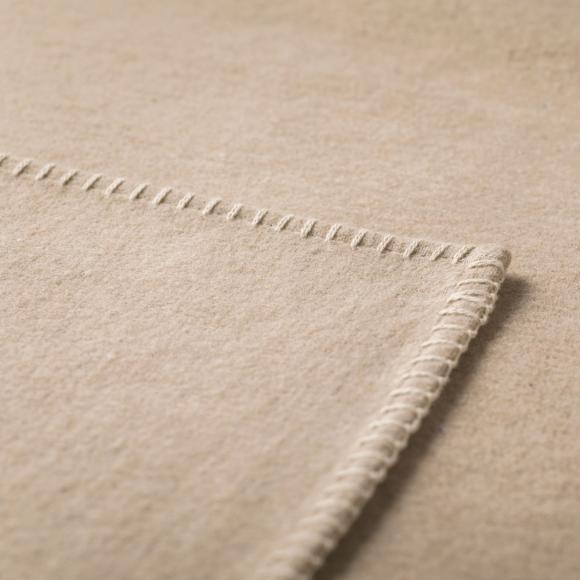 David Fussenegger Sylt Cotton Lightweight Throw Plain Cement