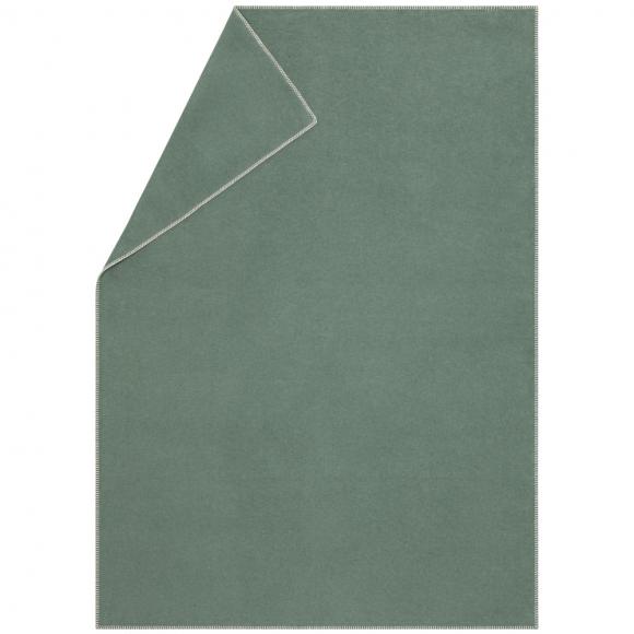 David Fussenegger Sylt Cotton Lightweight Throw Plain Ivy