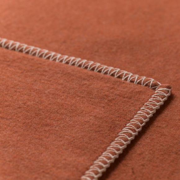 David Fussenegger Sylt Cotton Lightweight Throw Plain Copper