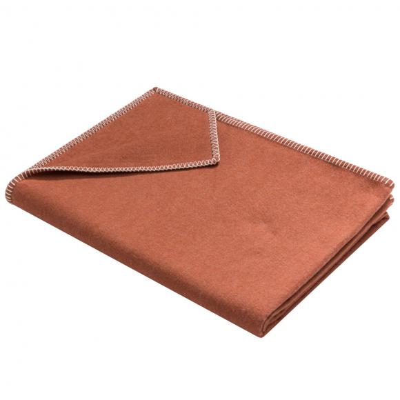 David Fussenegger Sylt Cotton Lightweight Throw Plain Copper