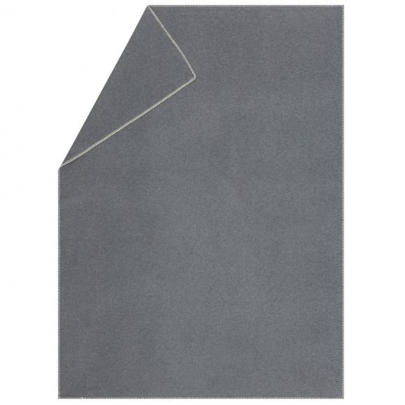 David Fussenegger Sylt Cotton Lightweight Throw Plain Grey
