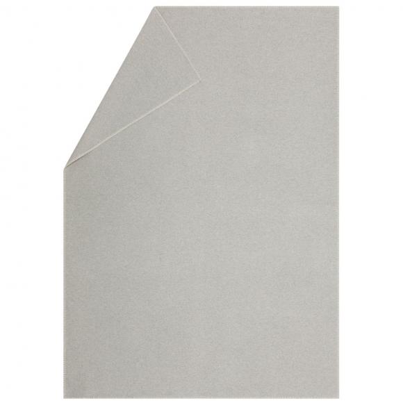 David Fussenegger Sylt Cotton Lightweight Throw Plain Light Grey