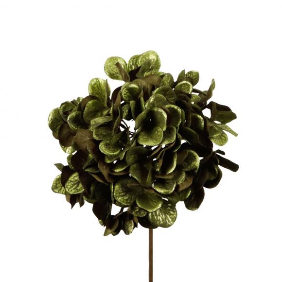 Goodwill Metallic Hydrangea Flower Stem Green