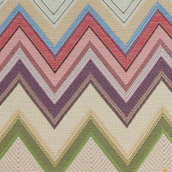 Missoni Home Agadir Cylinder Pouffe 159 Orange Multi