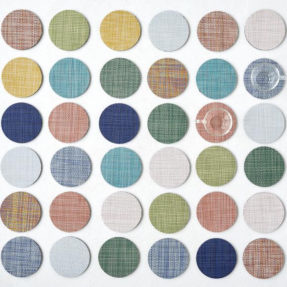 Chilewich Mini Basket Weave Set of 4 Coasters