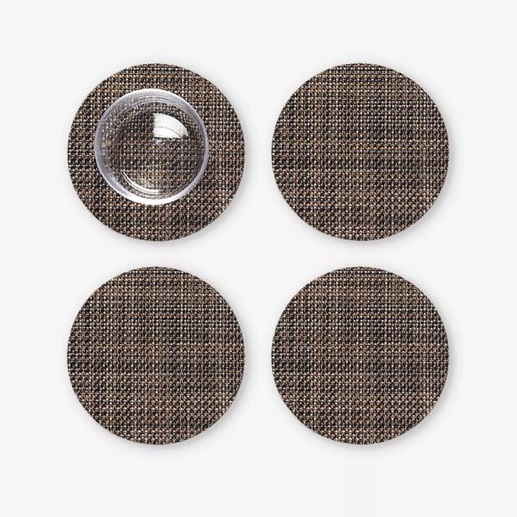 Chilewich Mini Basket Weave Set of 4 Coasters