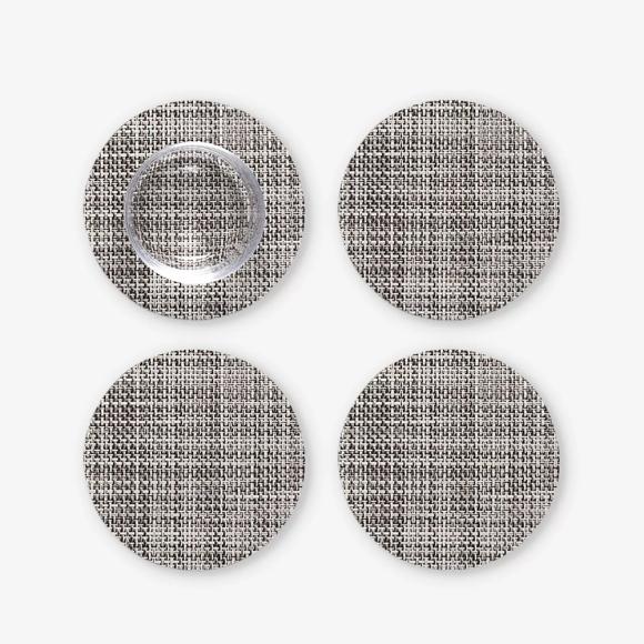 Chilewich Mini Basket Weave Set of 4 Coasters