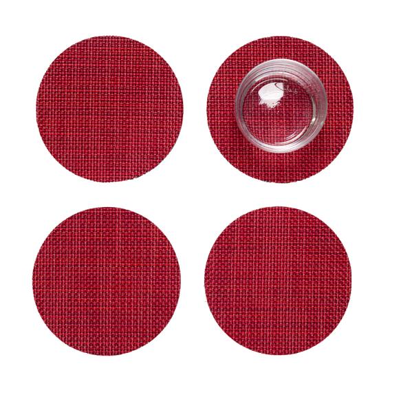 Chilewich Mini Basket Weave Set of 4 Coasters