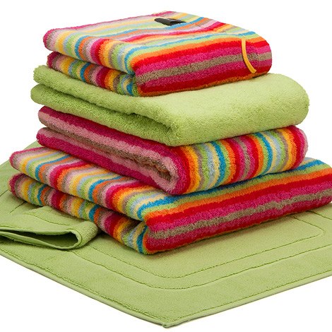 Cawö Lifestyle 7007 Shower Towel Towel Bath Towel Green Guest Towel Pistazie 412 Bath 