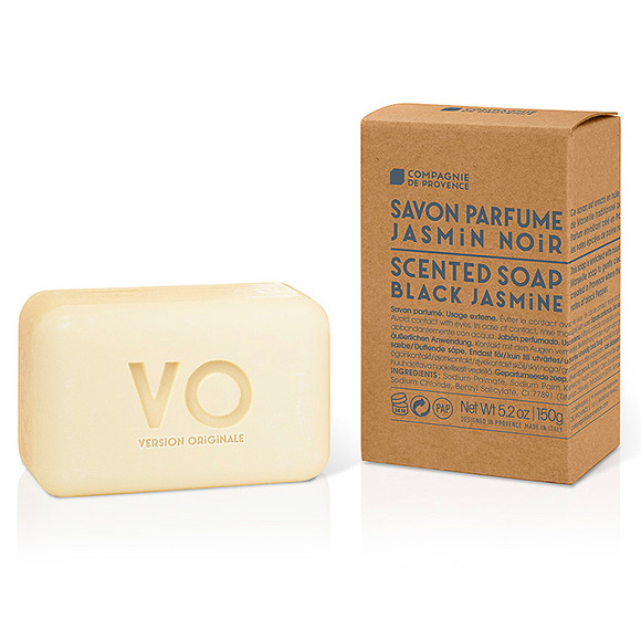 Compagnie De Provence Black Jasmine VO Scented Marseille Soap 150g