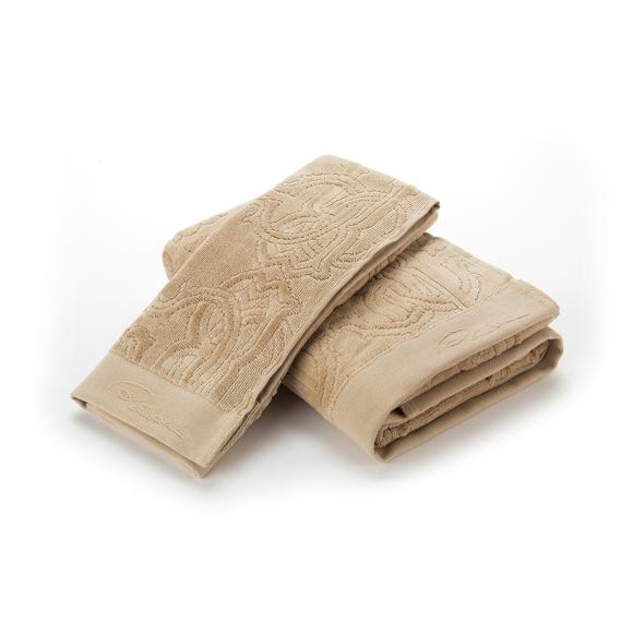 Roberto Cavalli Logo Towel - Sand 886