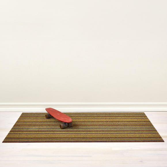 Chilewich Skinny Stripe Bright Multi Shag Mat