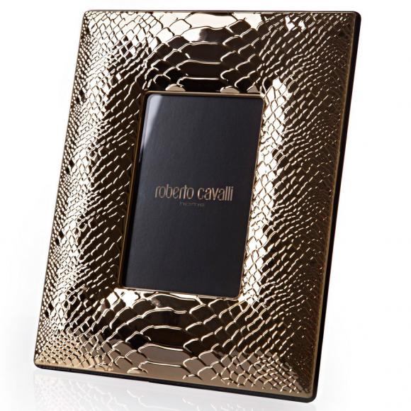 Roberto Cavalli Python Gold Plated Picture Frame