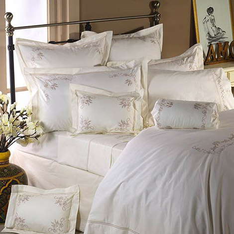 Peter Reed Florence Embroidery Duvet Covers In Embroidered Lace