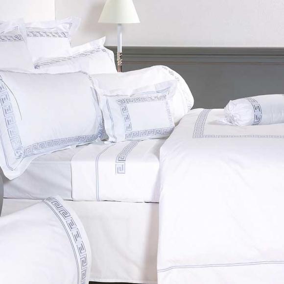 Peter Reed Greek Key Egyptian Cotton Percale Duvet Covers