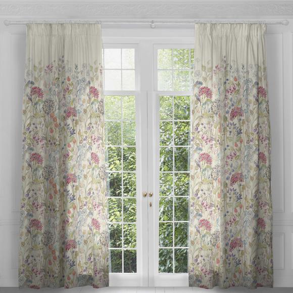 Voyage Maison Hedgerow Linen Eyelet Curtain Panels (pair)