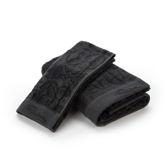 Roberto Cavalli Logo Towel - Dark Grey 925