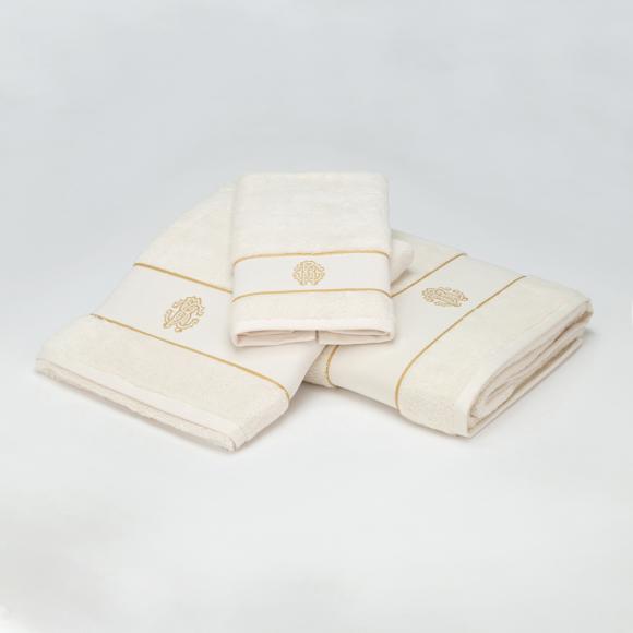 Roberto Cavalli New Gold Towels Ivory 810