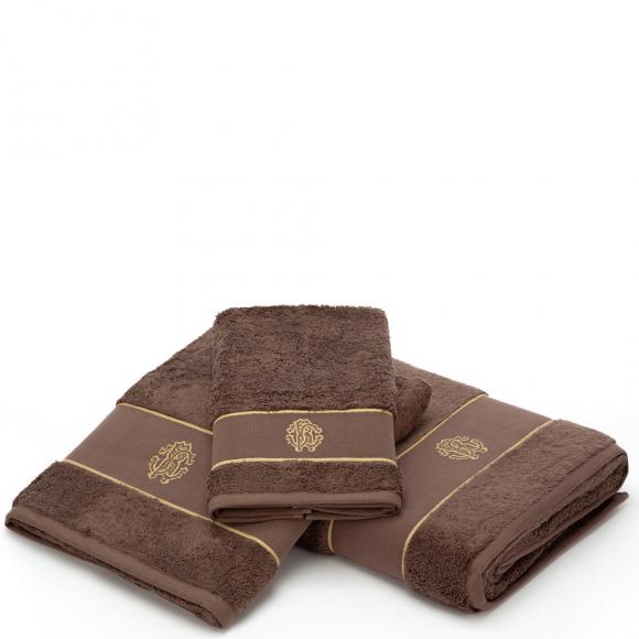 Roberto Cavalli New Gold Towels Brown 833