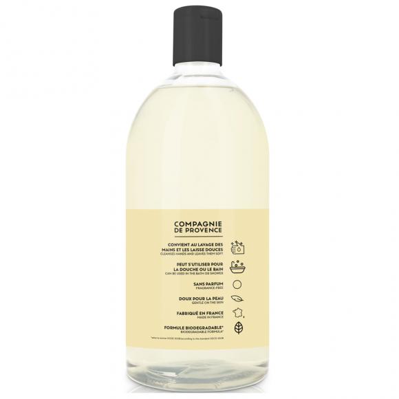 Compagnie De Provence Fragrance Free Liquid Soap Litre Refill