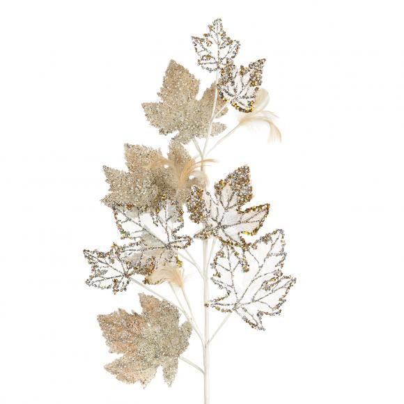 Goodwill Glitter Grape Leaf Stem