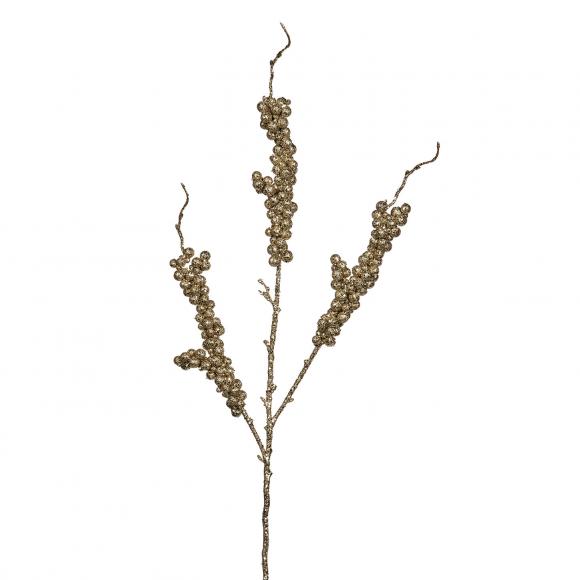 Goodwill Glitter Berry Cluster Stem Champagne