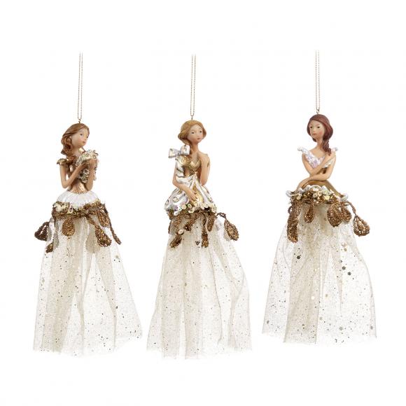 Goodwill Lady with Lace / Tulle Skirt Ornament