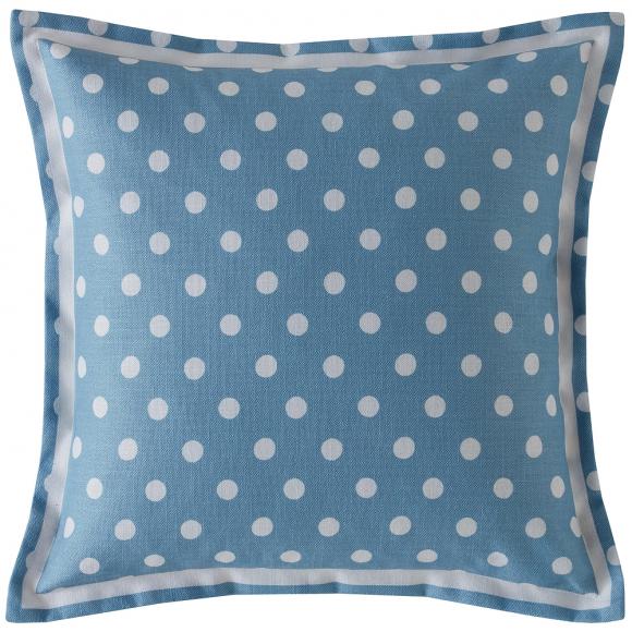 Cath Kidston Button Spot Cushion Blue