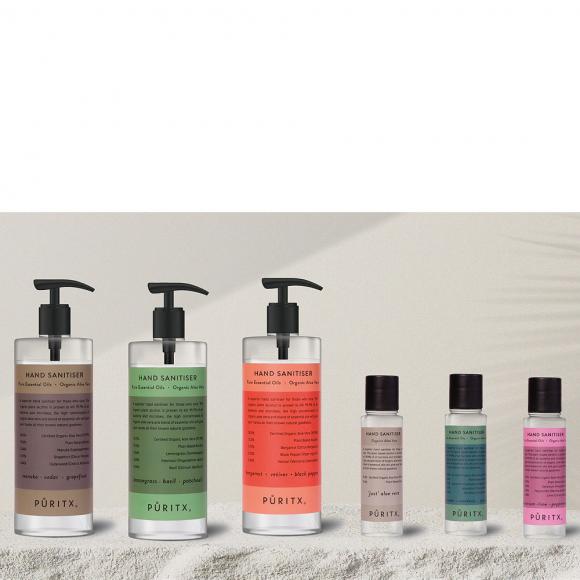 Puritx Hand Sanitiser 250ml Pump Dispenser GRP