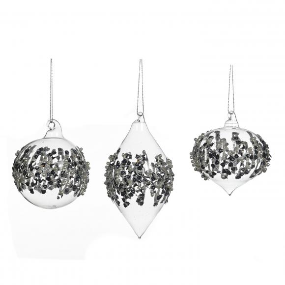 Goodwill GLSS FOIL/PEARL ZIGZ.BALL/FIN.ORN