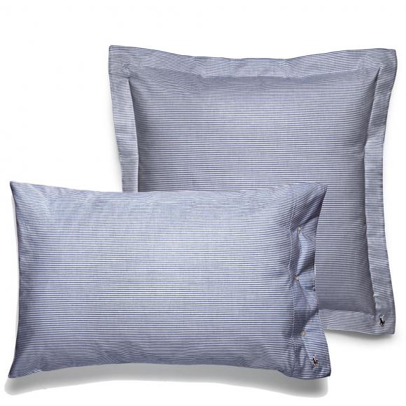 Ralph Lauren Oxford Pillowcases Navy in Colour Woven Pillowcases at  Seymour's Home
