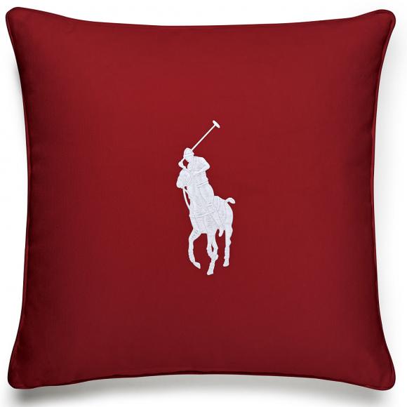 Ralph Lauren RL Pony Cushion Case Red / White
