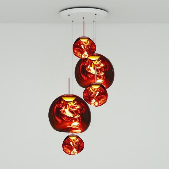 Tom Dixon Melt LED Large Pendant System Copper 
