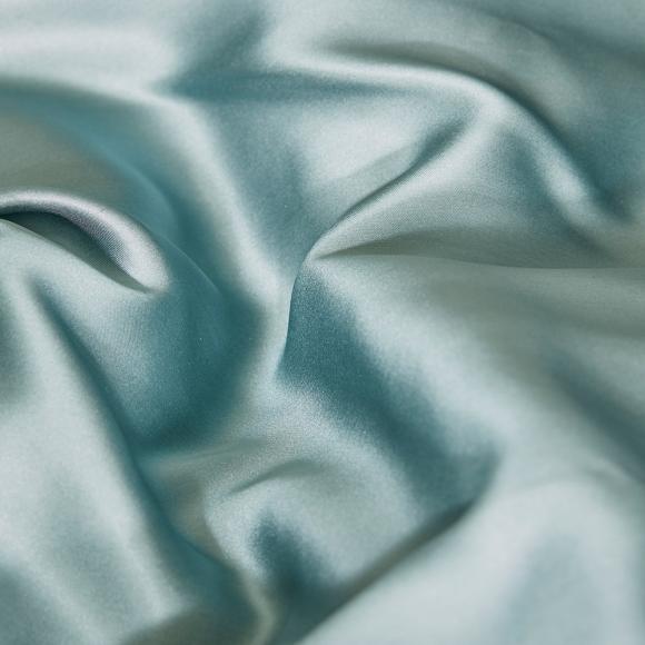 Gingerlily Plain Teal Mulberry Silk Fitted Sheet