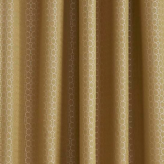 Ashley Wilde Design Flynn Ochre Blackout Lined Curtains