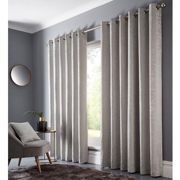 Studio G Topia Silver Curtains